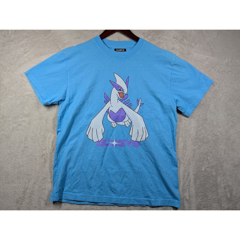 Pokemon LA Boutique Ecosys Lugia Light Blue SAMPLE Shirt Size Small